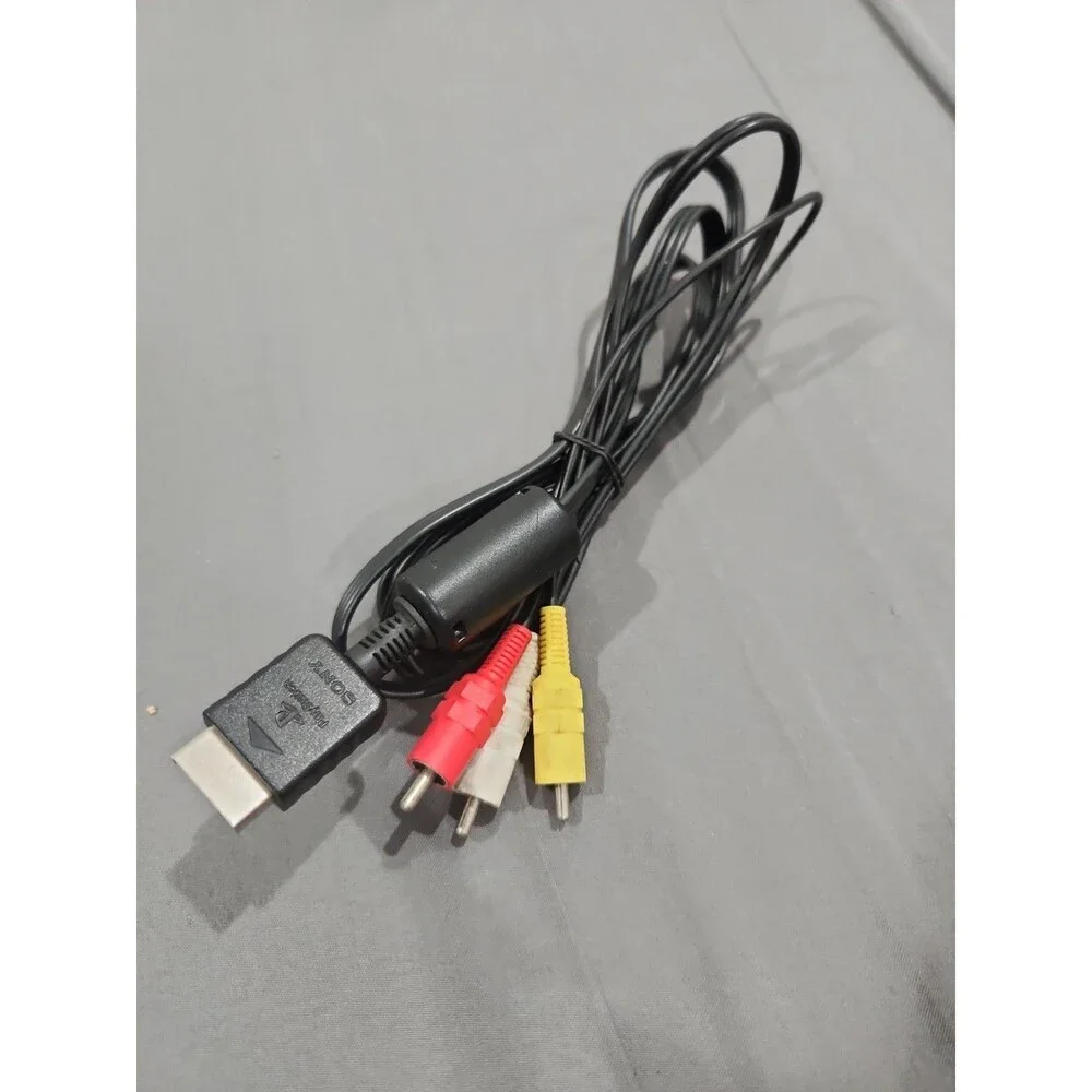 Genuine Sony OEM RCA AV Audio/video Cable For PlayStation PS1 PS2 PS3 0774